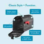 ARCHITECTURAL MAILBOXES 7600P-10 MB1 Mailbox, Medium, Pewter