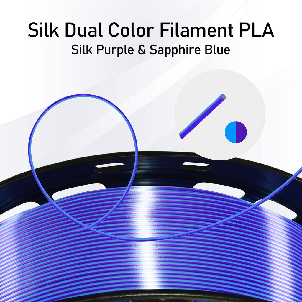 Metallic Gold/Silver/Bronze 3D Printer PLA Filament Bundle, 1.75mm+/-0.03mm Widely Compatible, Each Spool 0.5kg, Total 1.1kgs, with One 3D Print Stick Tool Mika3D