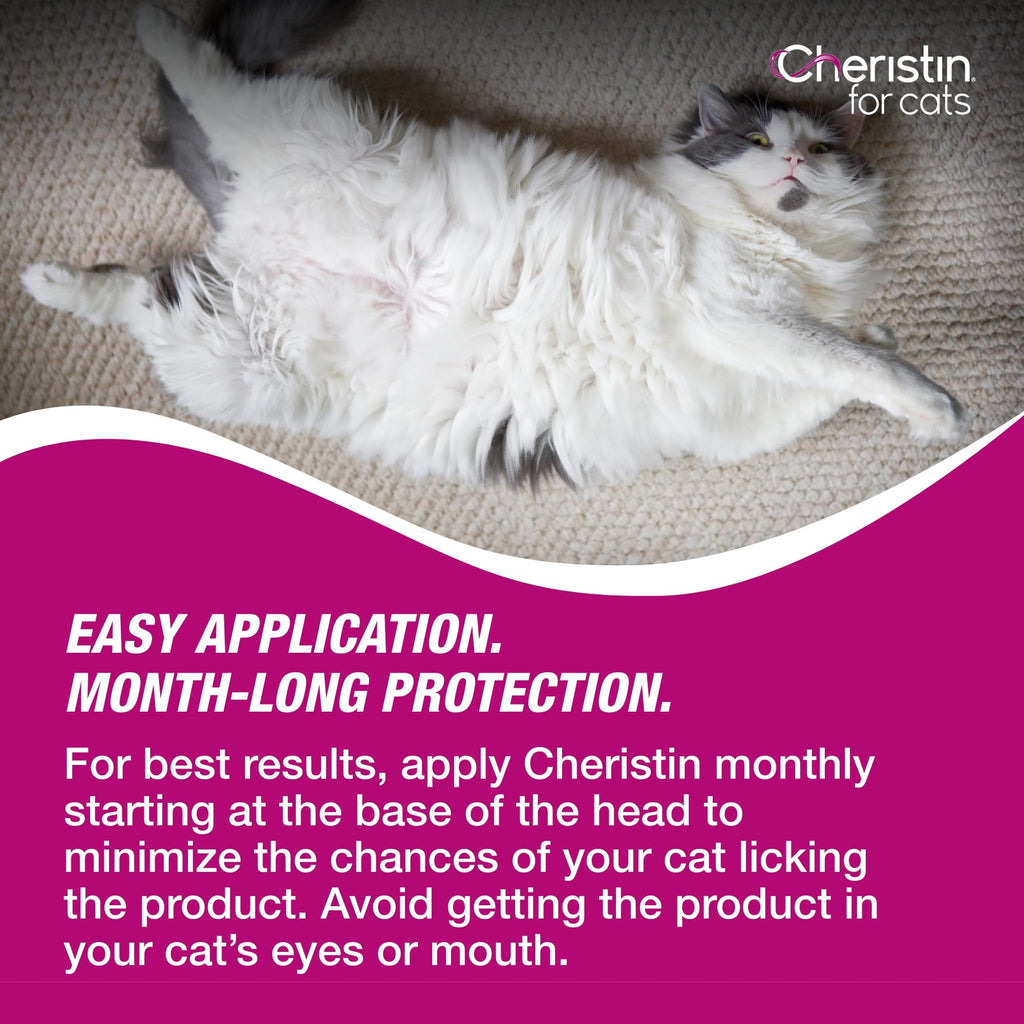 Cheristin Flea Treatment & Prevention for Cats Over 1.8 lbs, 1ct