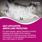 Cheristin Flea Treatment & Prevention for Cats Over 1.8 lbs, 1ct
