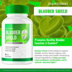 Bladder Shield Capsules, Advanced Bladder Control Support Supplement Pills - All Natural BladderShield Urinary Tract Health Formula for Health and Wellness to Ensure Quality Reviews (60 Capsules)