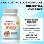 Kuratonics Float-Away: 2 Clinically Tested Eye Clarity Formulas in 1 (120 Count, 1 Pack)