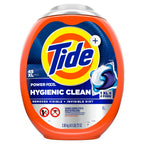 Tide Hygienic Clean Power PODS Laundry Detergent Pacs, Original Scent, 45 Count, Removes Visible and Invisible Dirt