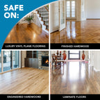 Weiman Hardwood Floor Cleaner for Finished Hardwood, Engineered Flooring, Vinyl & Laminate Surfaces - Streak-Free Shine, No Residue - 32 oz (2 PACK)