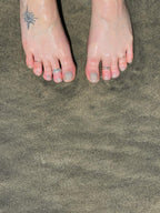 Toe Ring | Hawaiian Leilani .925 Sterling Silver Ring | 6mm Comfort Fit Adjustable Cuff Toe Ring | Unisex Men and Women