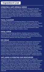 Skin Care for Men, Hydrate, Firm, Anti-Aging & Wrinkle Mens Self Care Facial Face Routine Kit,Birthday Valentines Gift Baskets for Young Men Him Teen Boy Dad Boyfriend Husband Christmas Gifts Ideas