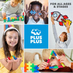 PLUS PLUS 600 Piece Basic Mix - Mini Waffle Blocks, Classroom Must Haves