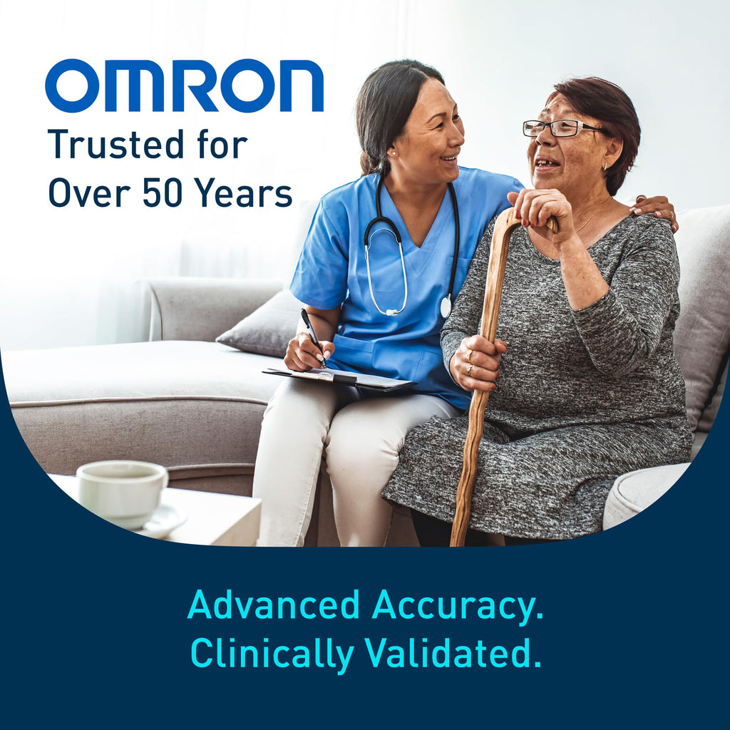 OMRON Bronze Blood Pressure Monitor for Home Use & Upper Arm Blood Pressure Cuff - #1 Doctor & Pharmacist Recommended Brand - Clinically Validated - Connect App