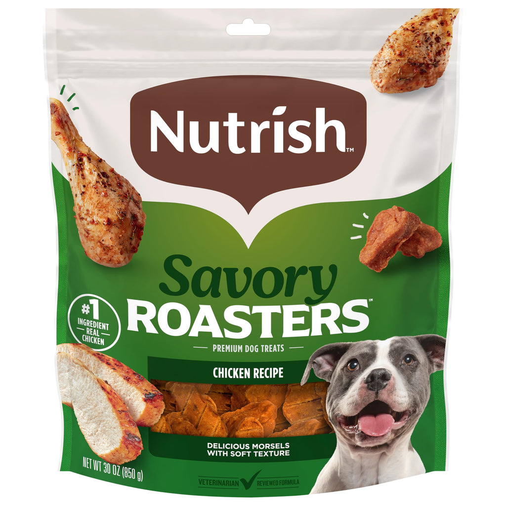 Nutrish Savory Roasters Dog Treats with Chicken, 30 oz. Pouch (Rachael Ray)