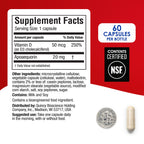 Prevagen Extra Strength - 60 Capsules (2 Month Supply) | Formulated for Your Brain | 20mg of Apoaequorin Plus Vitamin D3