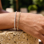 BRAYEG 6mm 14K Gold Bracelet for Men & Women Cuban Bracelet for Men Gold Diamond-Cut Hypoallergenic Chains Gold Cuban Link Curb Chain Bracelet Jewelry Gifts 7.5 in