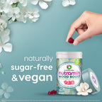 NUTRAMIN Mood Boost Multivitamin Gummy - Delicious & Yummy Anti-Stress Magnesium Ashwagandha Gummies + B Complex Vitamins for Focus and Calm - Sugar-Free, Vegan, Gluten-Free, Allergy-Safe (90 Count)