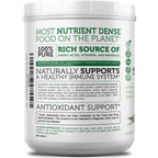 Zazzee USDA Organic Spirulina Powder, 8 Ounces, 68 Servings, Certified Kosher, 100% Pure, Non-Irradiated, Mess-Free Wide Mouth Container, Fresh Smell and Neutral Taste, Non-GMO, Made in The USA