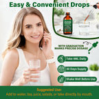 Crobirware Thyroid Support Complex Liquid Drops for Women & Men - High Potency Iodine, Zinc, Selenium & Ashwagandha for Cortisol & Stress Relief - Natural Metabolism & Energy Booster - 4 oz (120ml)