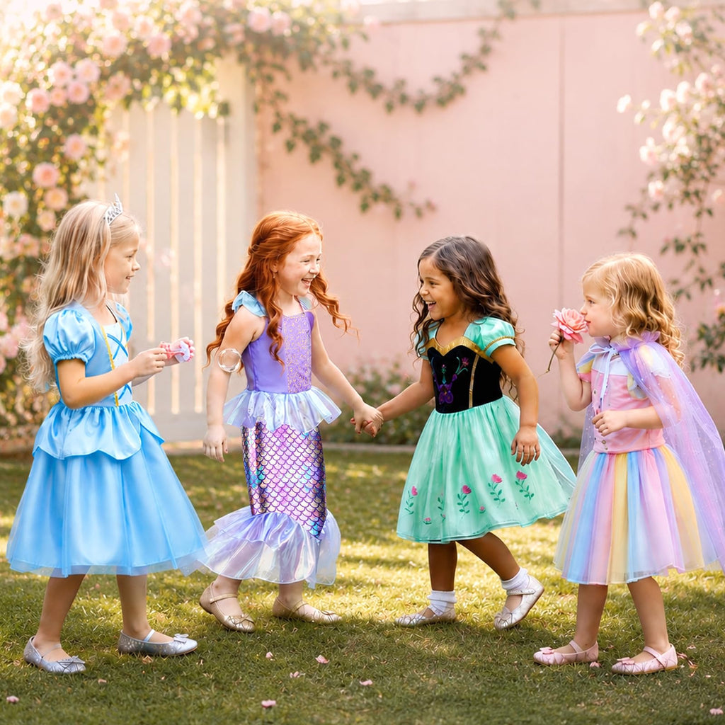 Meland Princess Dress Up Trunk for Girls 3-8, Toys Gift Set for Holidays