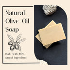 Olive Oil Soap Bar - Handmade 100% Pure Natural & Vegan - 5.3 oz Each Bar (9 Bars)