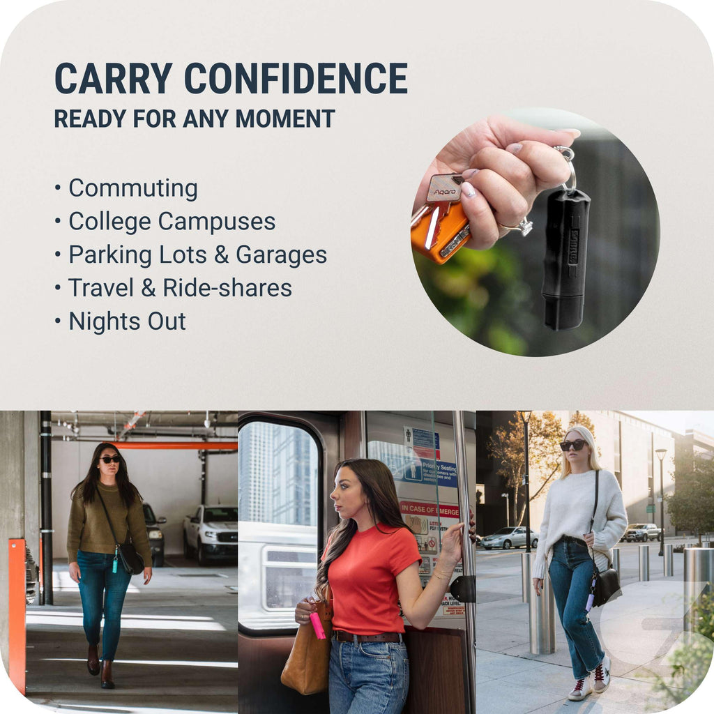 SABRE Pepper Spray with Quick Release Keychain for Self Defense