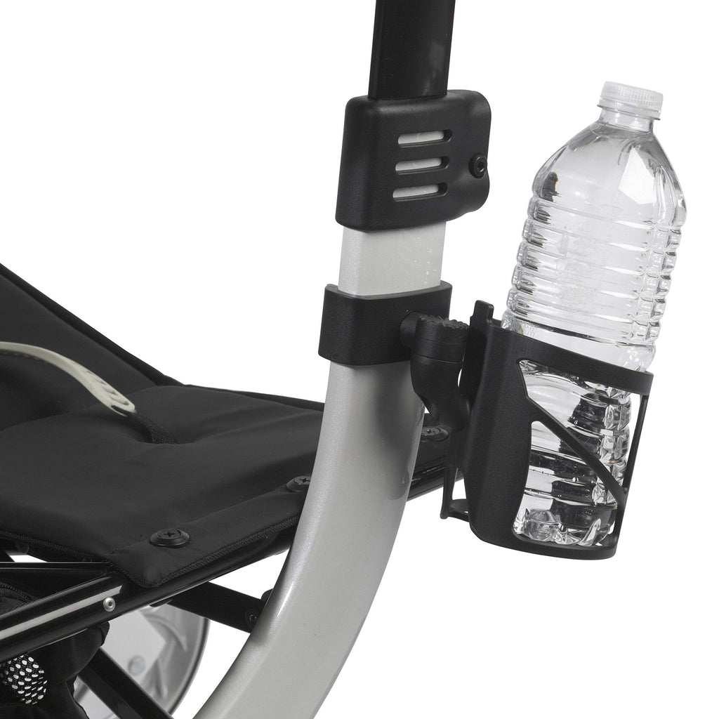 Drive Medical Nitro Clip-On Cup Holder for Walker Rollator, 6 x 4 x 3.5 Inch, Black