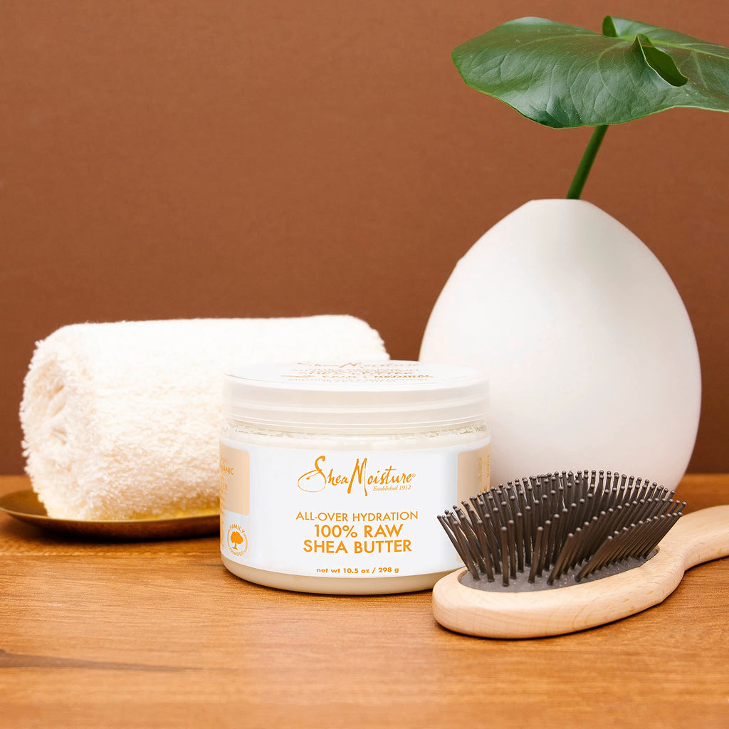 100% Raw Shea Butter Intensive Hair and Skin Moisture by Shea Moisture for Unisex - 10.5 oz Oil