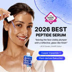 COSRX The Blue Copper Peptide Bakuchiol Serum, Glow & Plumping, 1.69 Fl Oz