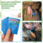 Heigble 200 Pack Lead Remover Wipes for Shooting Hand&Surface Cleaning Wipes Effectively Removes Lead, Dust, Oil&Grime Individually Wrapped Wipe for Shooting Ranges, Hunting, Industrial Use (Blue)