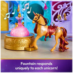 Unicorn Academy, Starglow Fountain & Stable Playset with Wildstar, Lights & Sounds, 24 Accessories, Dolls & Unicorn Toys for Girls Ages 4 and up