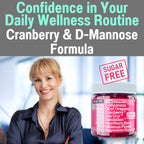 SHIZAM Oil of Oregano D-Mannose Dandelion Root Hawthorn Berry Extract Uva Ursi Gummies with Hibiscus Cranberry Magnesium Glycinate for Women