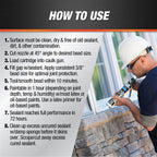 DAP Dynaflex Ultra Advanced Exterior Sealant, Iron Gray, 10.1 Oz (7079818215)