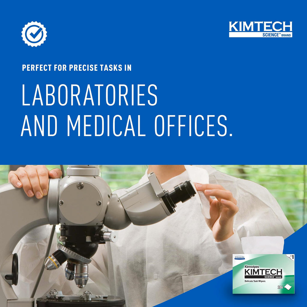 Kimtech Science Kimwipes Delicate Task Wipes, 60 Boxes x 286 Sheets (34155)