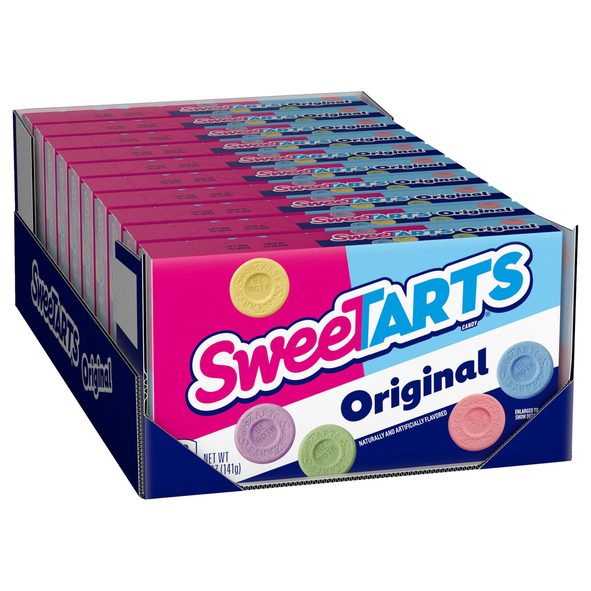 SweeTARTS Original Candy, Sweet & Tart, Theater Box, 5 oz, Pack of 10