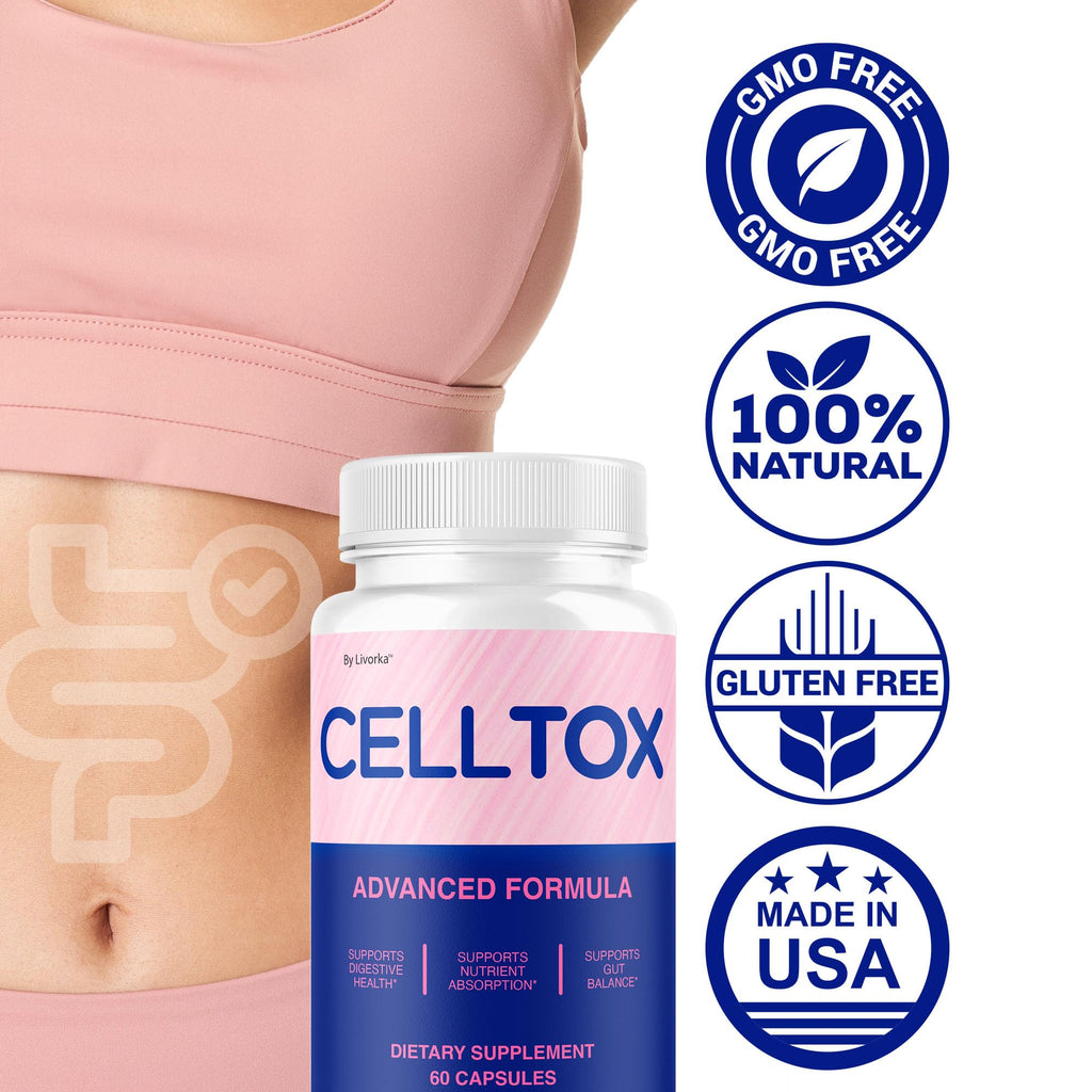 (2 Pack) CellTox Capsules - Official Gut Health Supplement Pills Advanced Premium Formula, Natural CellTox Digestive Support for Overall Health & Wellness Reviews, 120 Capsules for 2 Months