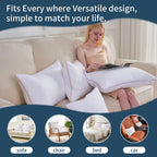 Bed Pillows King Size Set of 2,side sleeper pillow,Down Alternative Fill