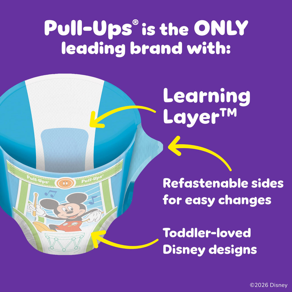 Pull-Ups Boys' Potty Training Pants, Size 4T-5T, 99 Count