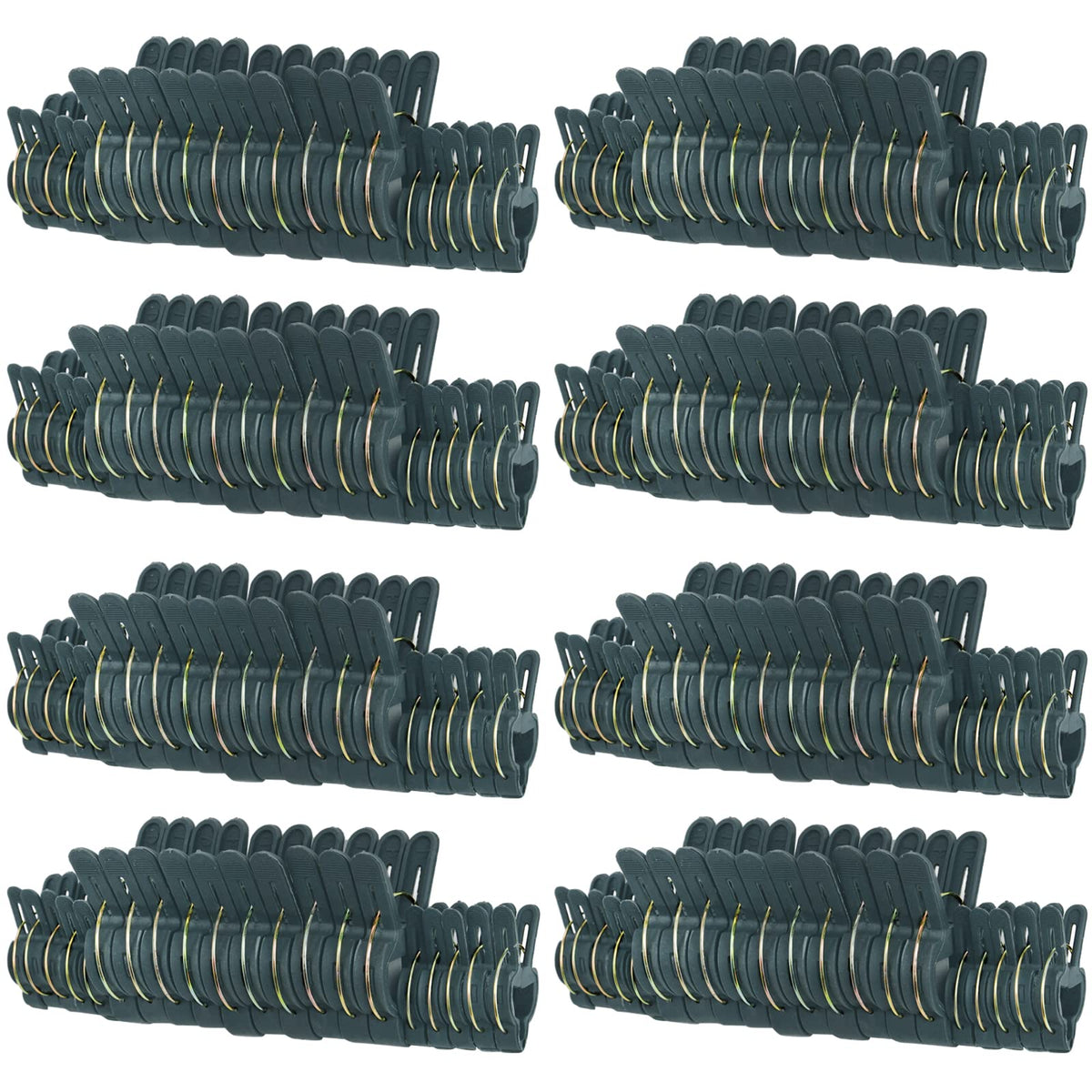 Fasmov 160 Piece Efficient Gardening Plant & Flower Spring Clips - for Supporting or Straightening Plant Stems, Stalks, and Vines