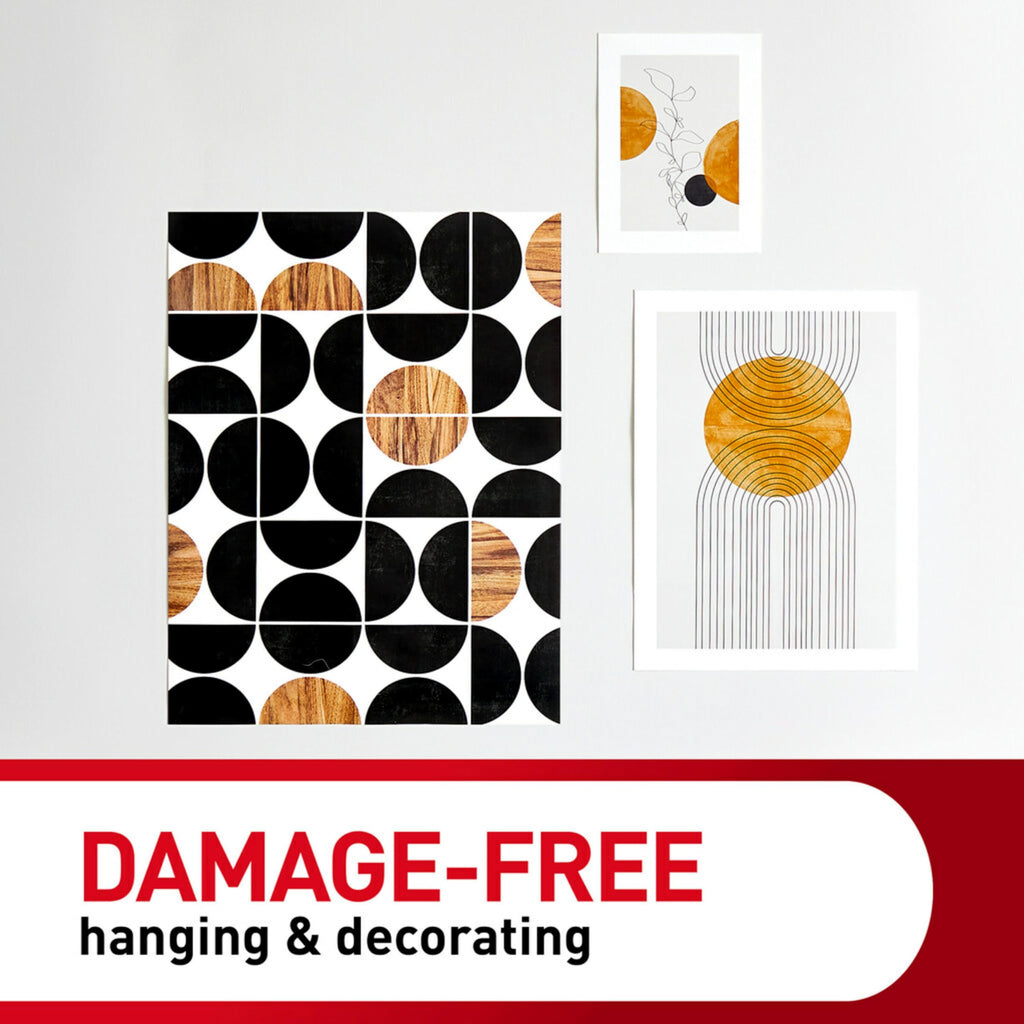 Command Poster Strips, 256 Strips Damage-Free Poster Hangers, No Tools Requried, Great for Home, Room, Wall, Office, and Dorm Decor, White Adhesive