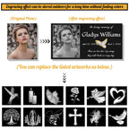 Headstones for Graves - Custom Engraved Grave Markers with Ceramic Photo
