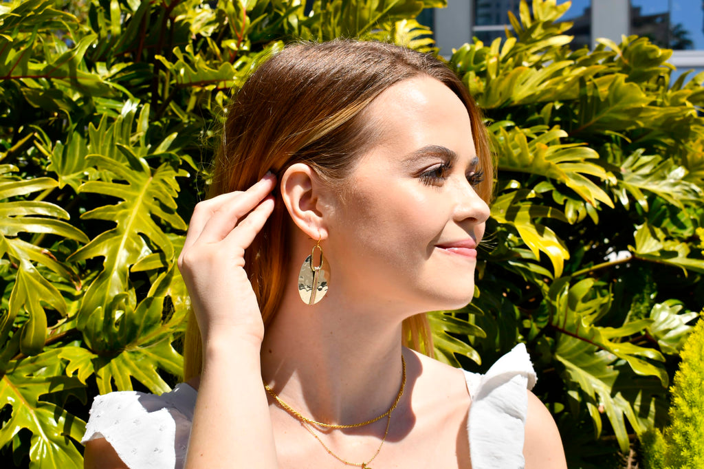 SPUNKYsoul Boho Mixed Metal Dangle Earrings, Artisan-Inspired Style Jewelry