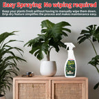 comeast Silk Plant Cleaner Spray No Wipe, Artificial Plant Cleaner and Silk Flower Cleaner Spray, Silk Flower Cleaner Spray No Wipe Spray Away Dust Remover, Drips Dry Faux Plant Spot16.91 Fl oz
