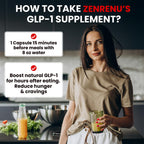 Zenrenu GLP-1 Supplement for Women - Natural Metabolism, Appetite & Craving Support – Super Berberine, Cinnamon,Akkermansia Probiotic,11-in-1 Gut Support - GLP Activate -60 Vegan Caps