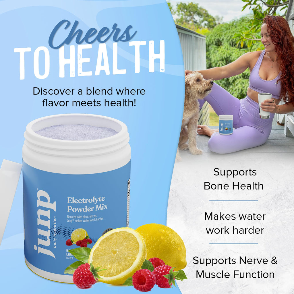 JUNP Electrolytes Powder No Sugar No Carbs - Exotic Tropical Dragonfruit Limeade Drink Mix - Potassium & Salt Electrolyte Hydration Powder Zero Calorie Sugar Free Electrolyte Powder, 180 Servings