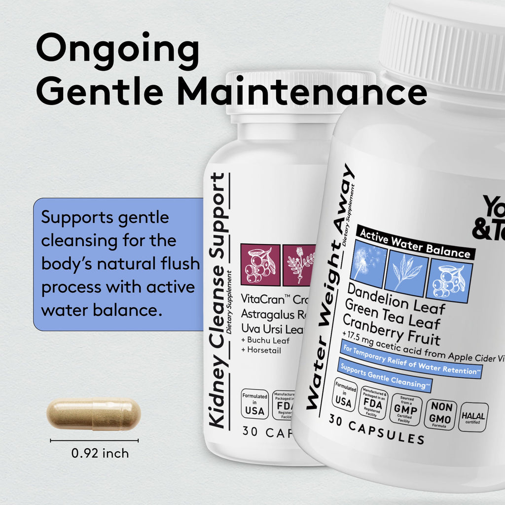 Youth & Tonic Complete Multi-Organ Detox Support – 15 Day Colon Cleanser & Gut Detox, Kidney Cleanse, Water Balance & Liver Health, 90 Pills for Women and Men