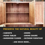Walrus Oil - 100% Pure Tung Oil, Wood Finish for Any Woodworking Project, Natural, VOC-Free. 128oz / 1 Gallon Jug