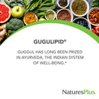 NaturesPlus Herbal Actives Gugulipid - 30 Extended-Release Tablets - Ayurvedic Botanical Supplement - Vegetarian, Gluten Free - 30 Servings
