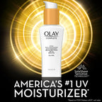 Olay Face Moisturizer, Complete with Sunscreen SPF 30, Fragrance-Free for Sensistive Skin, Broad Spectrum Sun Protection, Long-Lasting Hydration, Non-Comedogenic - Vitamin E & Aloe - 2.5 Oz - 2 Pack