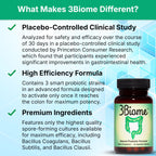 3Biome - Natural Probiotic Supplement - Non-GMO, Vegan, Gluten-Free