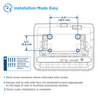 Georgia-Pacific Pacific Blue Ultra Mini Dispenser Trial Kit, Includes 9" Paper Towel Roll and Automated Dispenser, 54519, by Georgia-Pacific