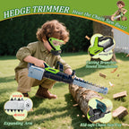 Kids Toy Tool Set, 3-IN-1 Power Garden Lawn Tools with Sounds & Lights, Volume, Toy Weed Wacker, Leaf Blower&Hedge Trimmer, Outdoor Play Toy Tools, Christmas Birthday Gifts for Boy Toys 3 4 5 6 7 8+