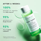 Farmacy 2% Salicylic Acid Toner for Face - Deep Sweep Gentle BHA Exfoliant for Oily Skin - Refines Texture with Papaya Enzymes & Moringa Water for a Healthy-Looking Complexion (50ml)