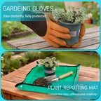 SLARMOR Garden Tool Set, 10 PCS Gardening Tools/Kit for Women,Gardener Gift
