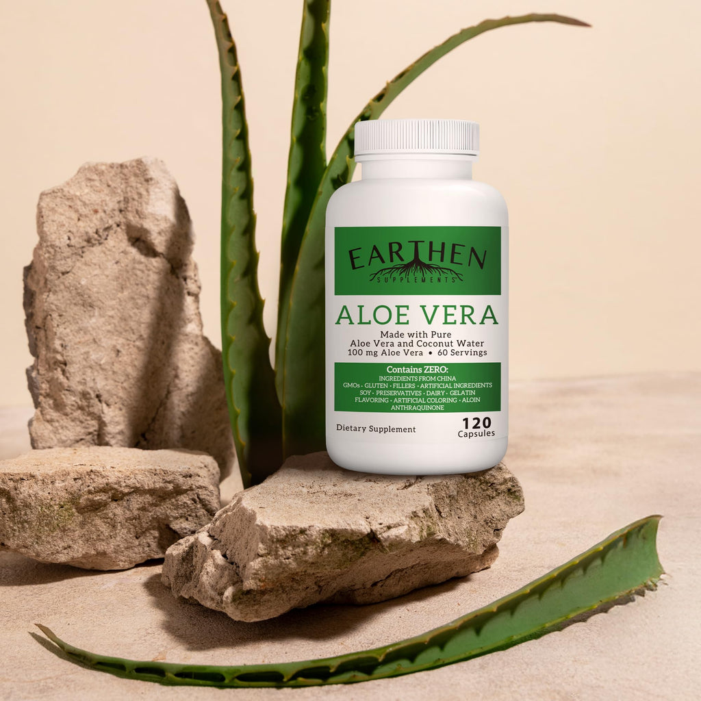 Aloe Vera Supplement | Made with Organic Ingredients | RAW All Natural | Non-GMO